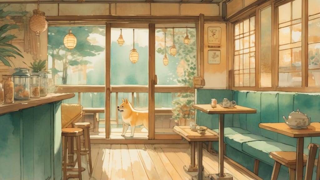 ももっ茶 - Dog Cafe Cafe in Kawaguchi, Japan