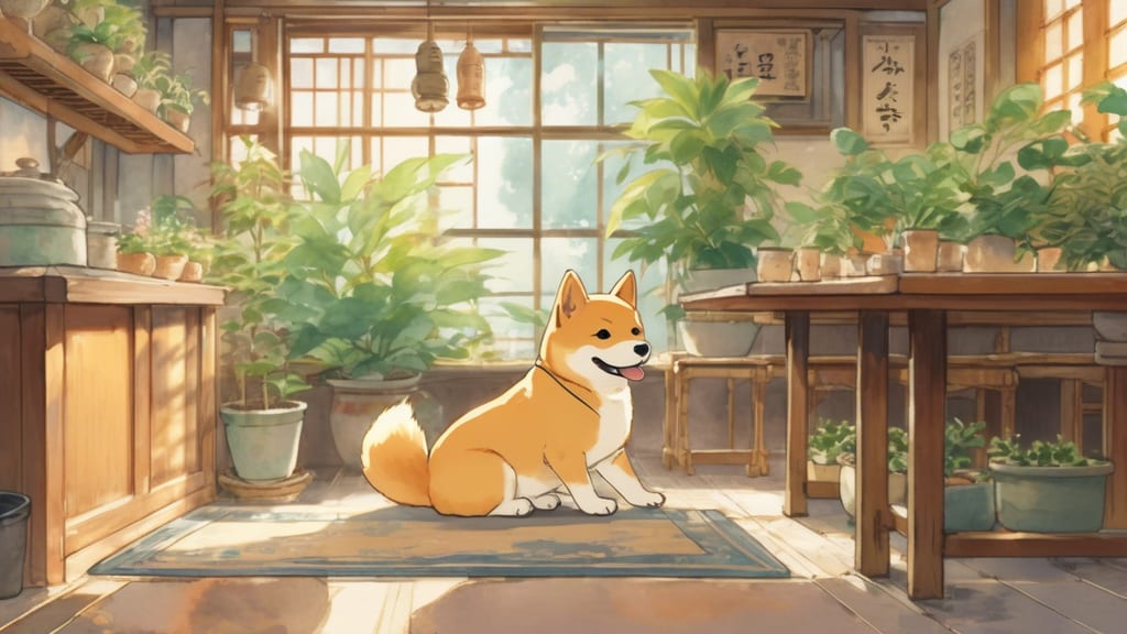 Blue Eye - Dog Cafe Cafe in Yoshinogawa, Japan