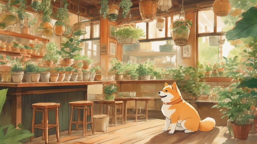 Perro - Dog Cafe Cafe in Kitanakagusuku, Japan