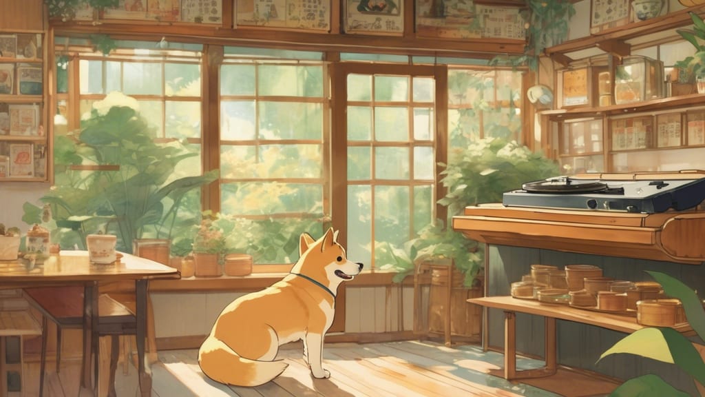 まるさんかくしかく034 - Dog Cafe Cafe in Minokamo, Japan