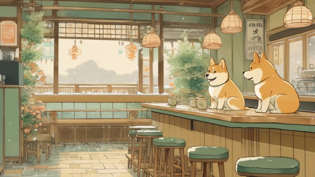 サモエドカフェ『超！サモエド』通天閣店 - Dog Cafe Cafe in Osaka, Japan