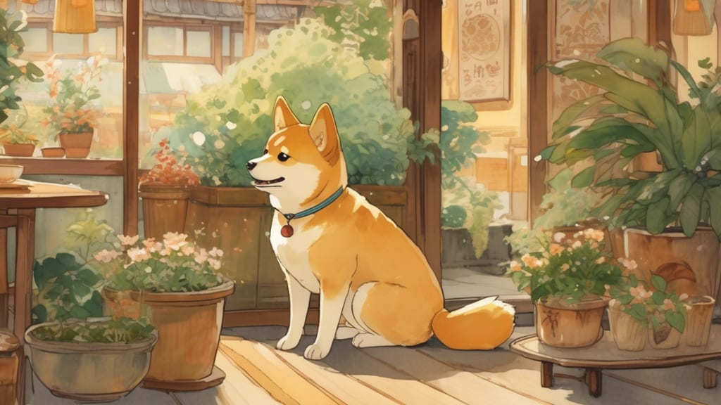 シアンカフェ - Dog Cafe Cafe in Kaizu, Japan