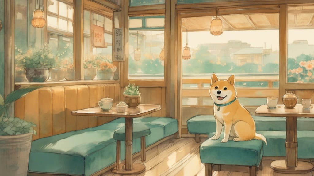 Yamabuki - Dog Cafe Cafe in Kaminoyama, Japan
