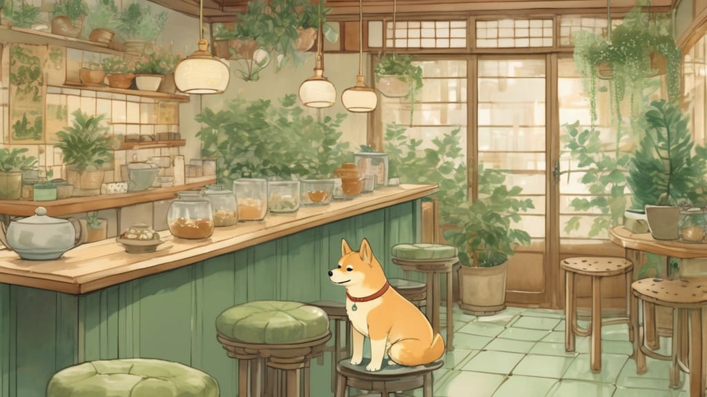 KURASHIKI MAMESHIBA CAFE - Dog Cafe Cafe in Kurashiki, Japan