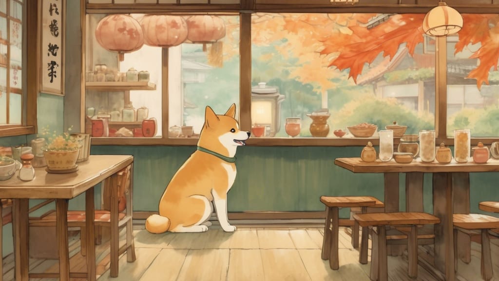 @30 coffee stand for dog - Dog Cafe Cafe in Nakama, Japan