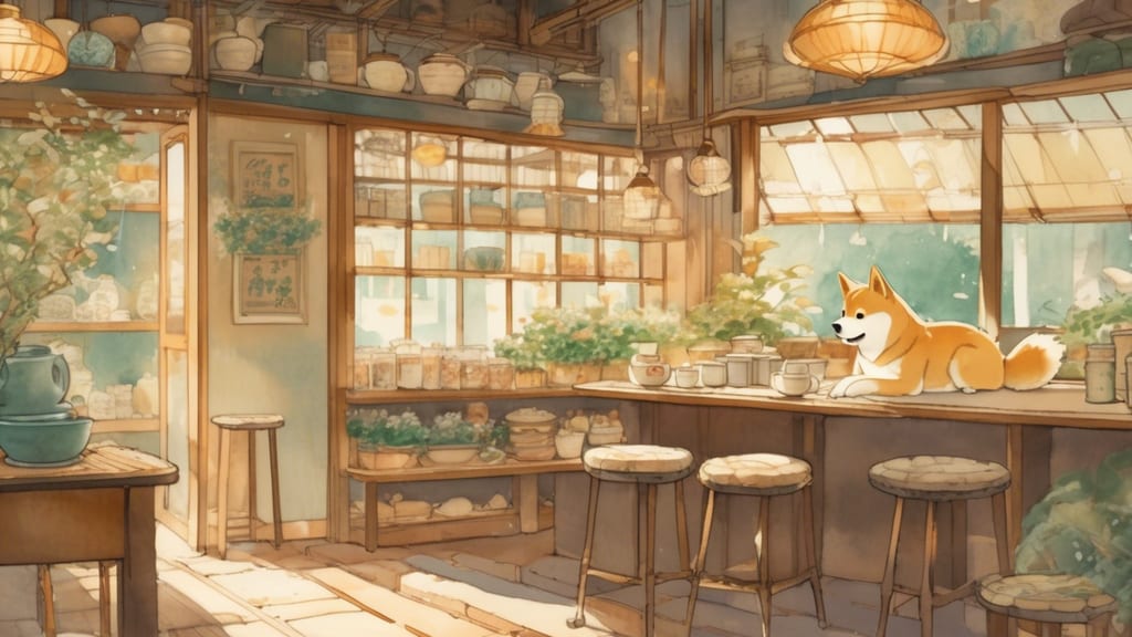 Shinmon Village Cafe Zizi - Dog Cafe Cafe in Kimitsu, Japan