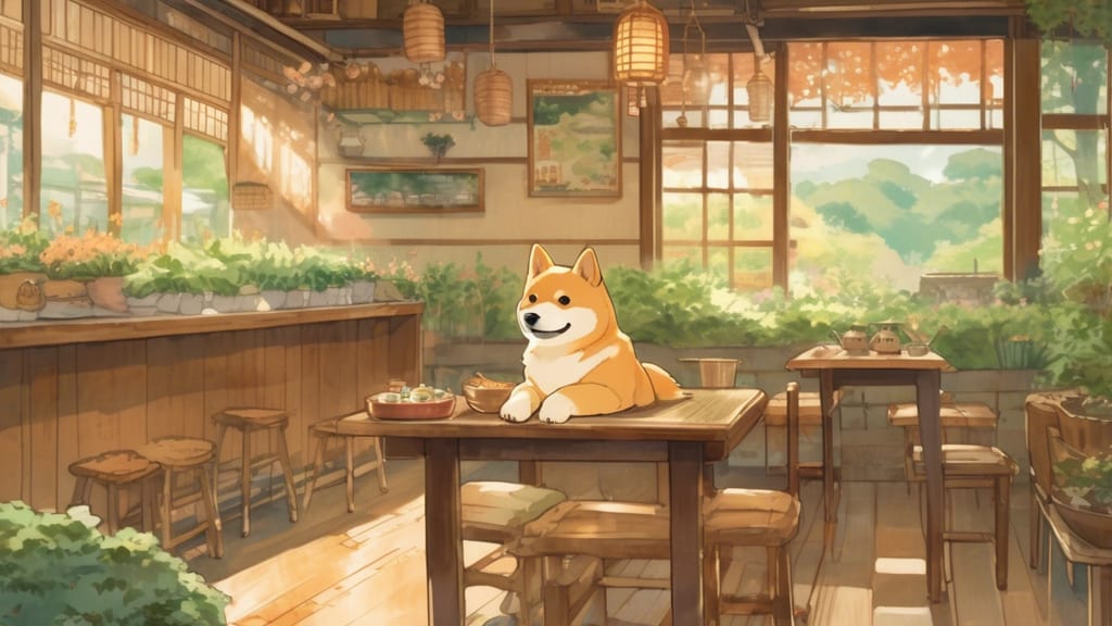 Akita Dog Station - Dog Cafe Cafe in Nakadori, Japan