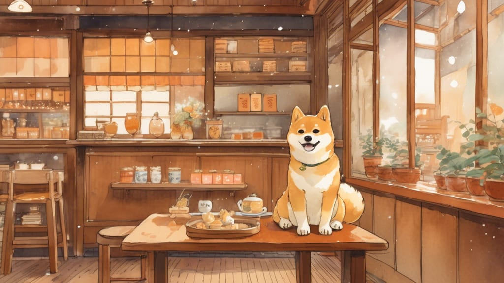 Doutor Coffee - Dog Cafe Cafe in Goshogawara, Japan