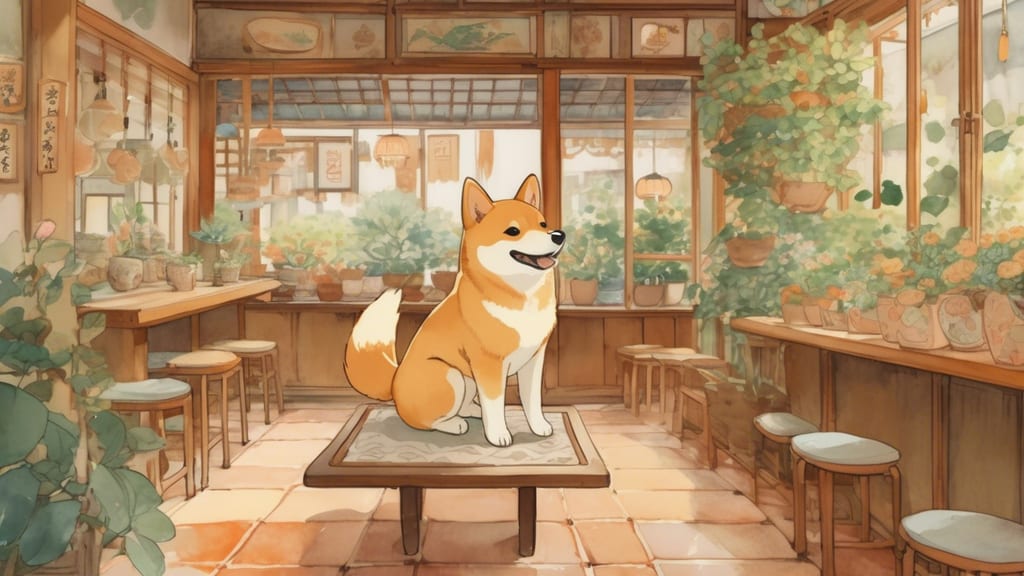 B6868 - Dog Cafe Cafe in Nishinomiya, Japan