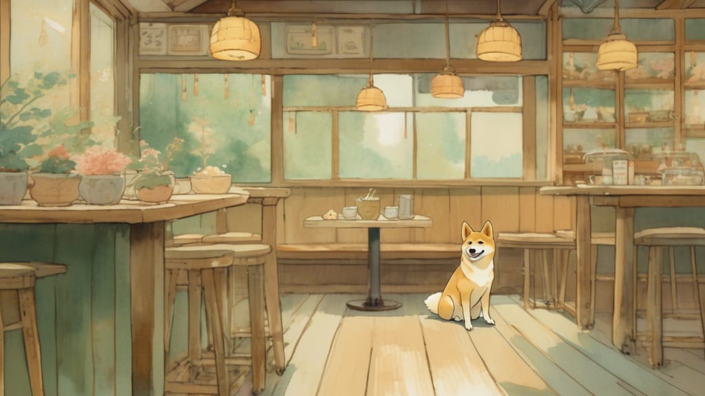 古民家カフェドッグラン - Dog Cafe Cafe in Koka, Japan