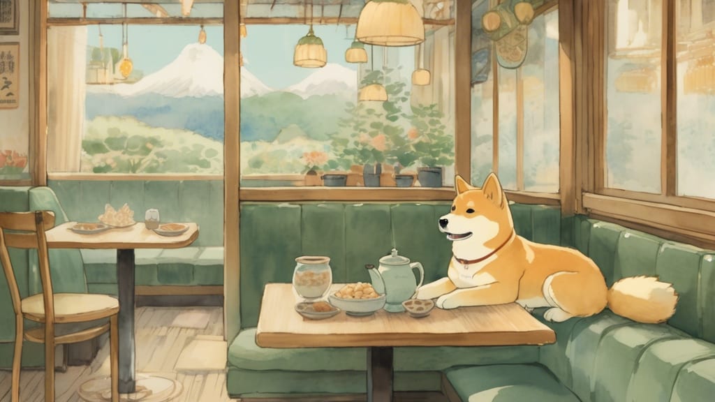 Busakawa Cafe - Dog Cafe Cafe in Kyoto, Japan