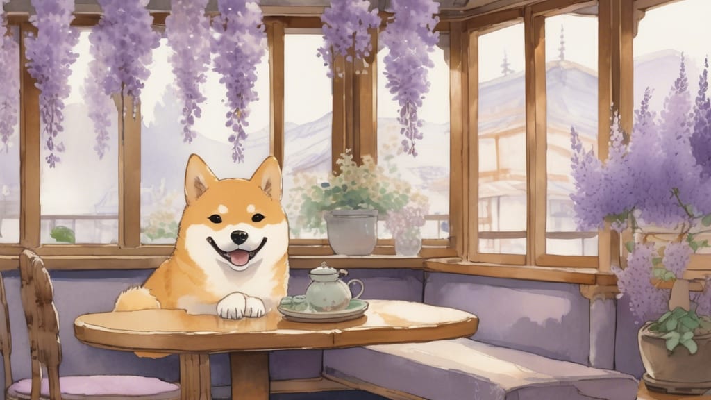Barnard - Dog Cafe Cafe in Asakura District, Japan
