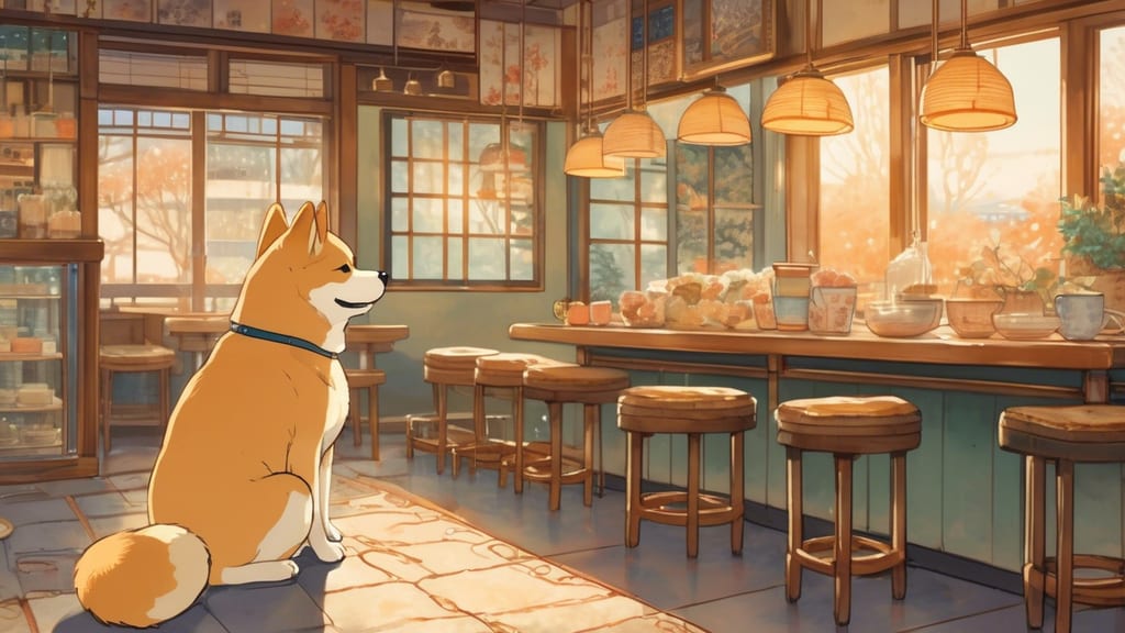 アリスとアンディ - Dog Cafe Cafe in Nishinomiya, Japan