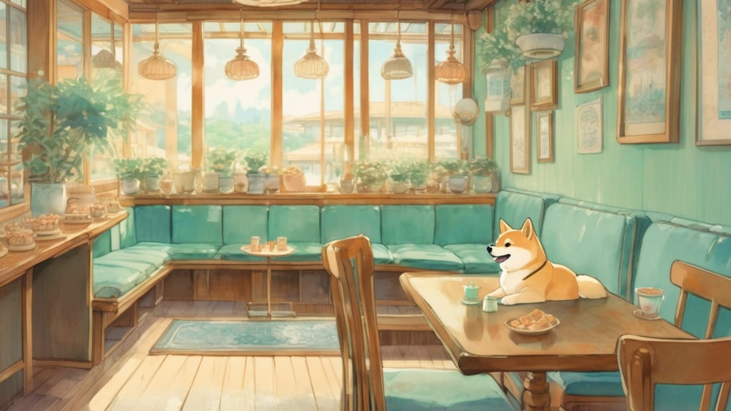 ちょっと変わったペットショップ PET's THE WORLD - Dog Cafe Cafe in Kurume, Japan