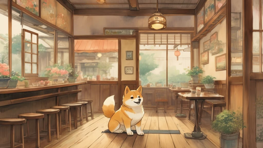 Dog Space - Dog Cafe Cafe in Otsu, Japan