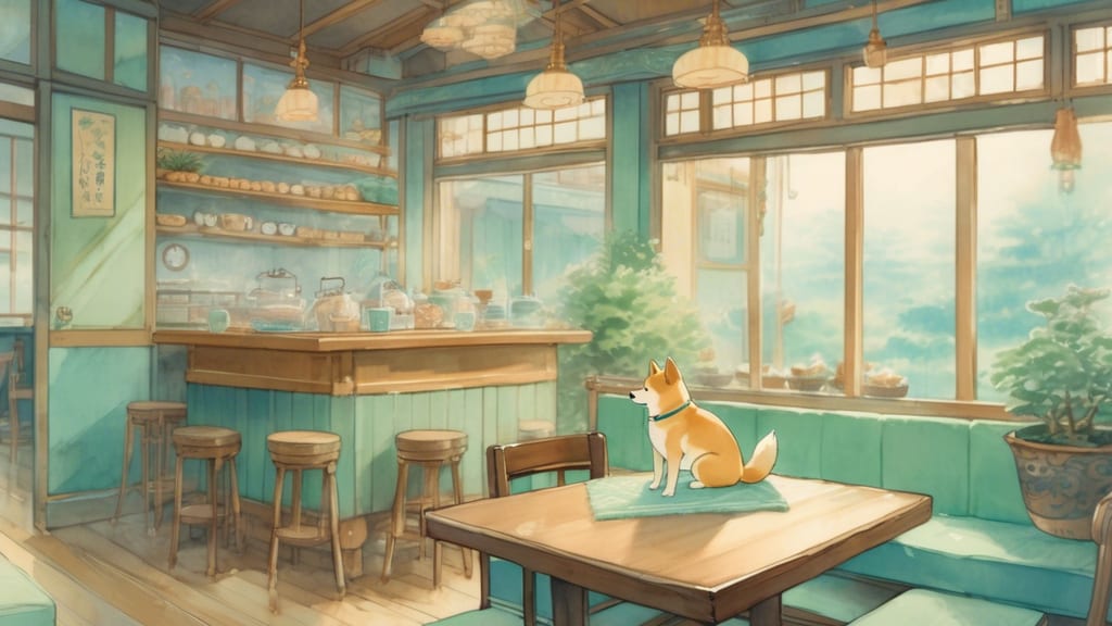 もふカフェ - Dog Cafe Cafe in Mishima, Japan