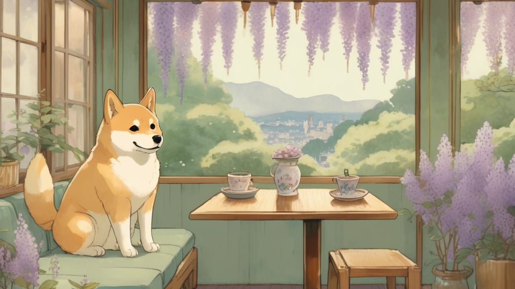 Natural Cafe - Dog Cafe Cafe in Koshu, Japan