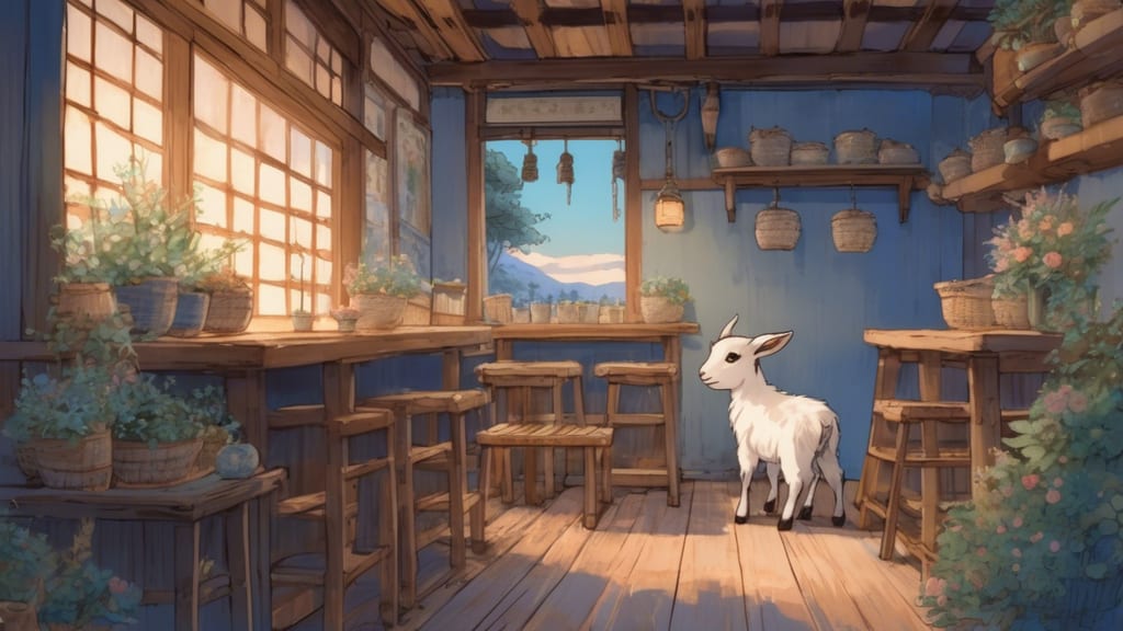 Yagi Cafe - Goat Cafe Cafe in Maebashi, Japan