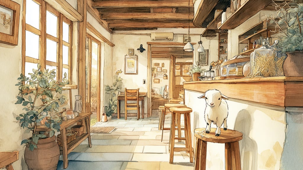 Shiro Farm Cafe - Goat Cafe Cafe in Miyakojima, Japan