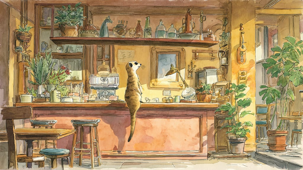 アニマルカフェ カラハリ - Meerkat Cafe Cafe in Koshigaya, Japan