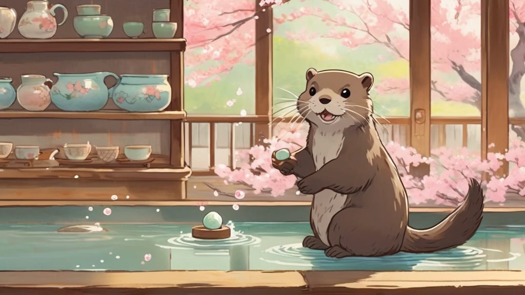 Loutre otter cafe - Otter Cafe Cafe in Kyoto, Japan
