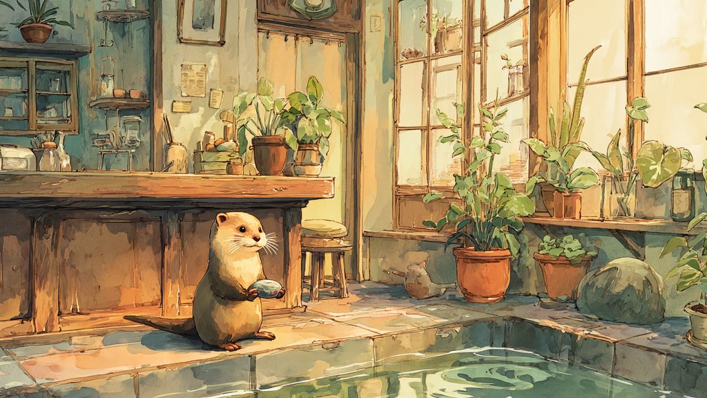 HARRY HARAJUKU terrace - Otter Cafe Cafe in Shibuya, Japan