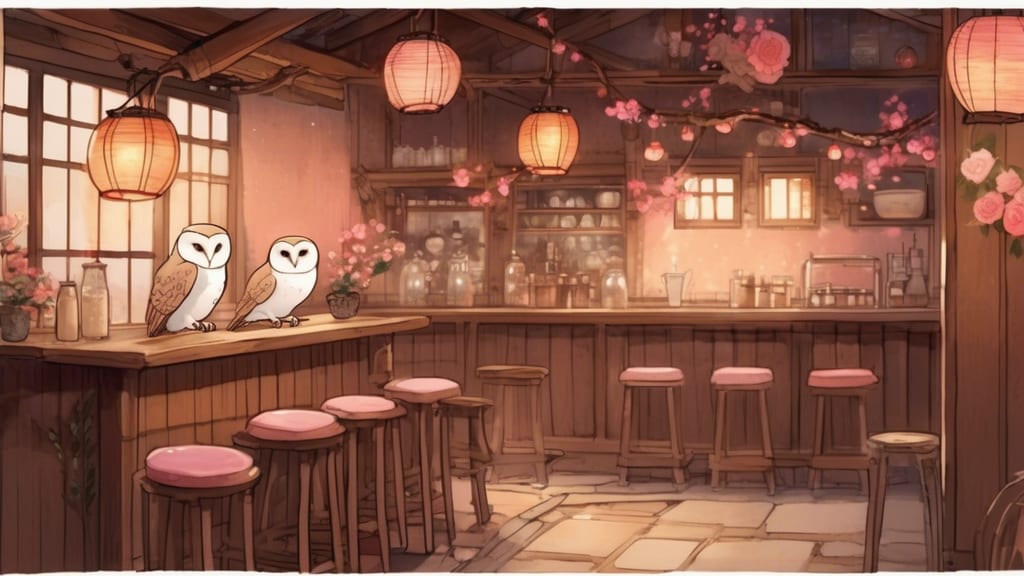 Owl - Owl Cafe Cafe in Kitauramachi, Japan