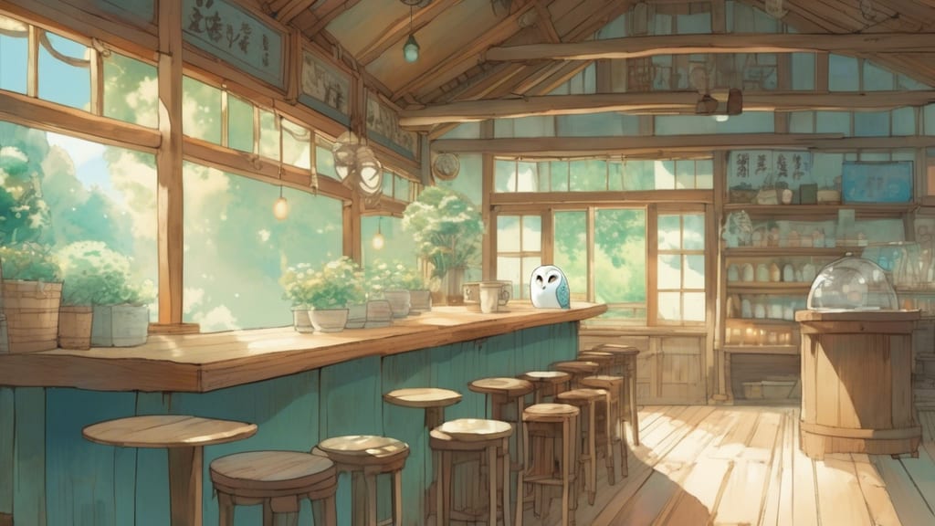 ふくろうカフェ アウルの城 - Owl Cafe Cafe in Ube, Japan
