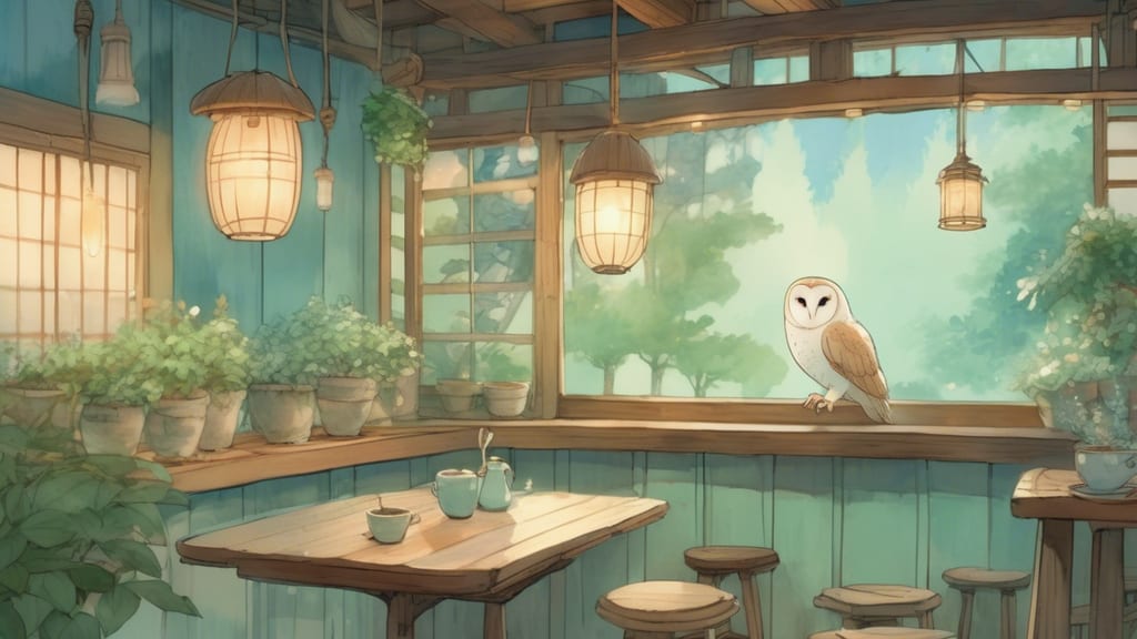 Owl Cafe Quill - Owl Cafe Cafe in Osaka, Japan