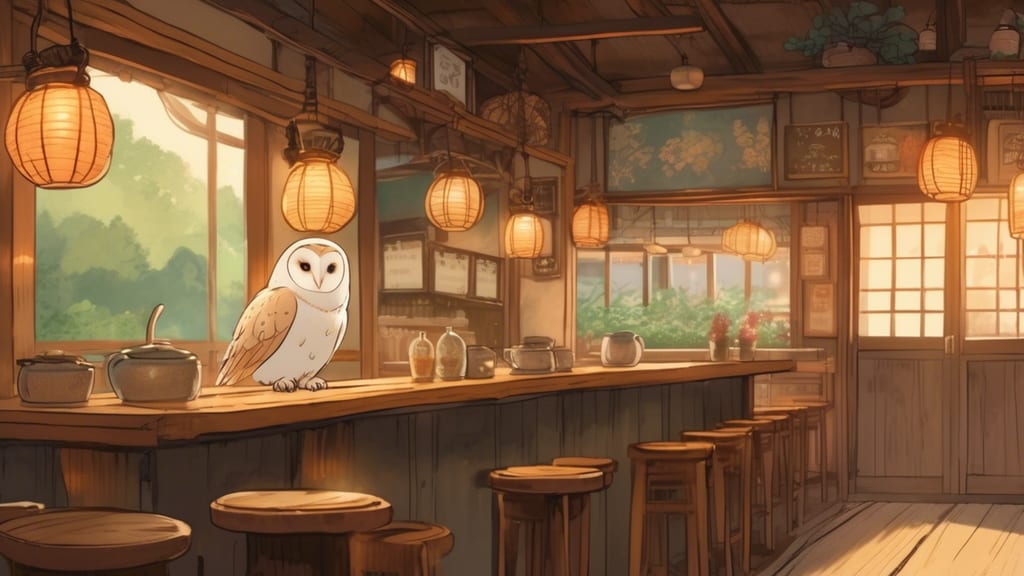 Cafe&Dining FUKUROU - Owl Cafe Cafe in Shiroi, Japan