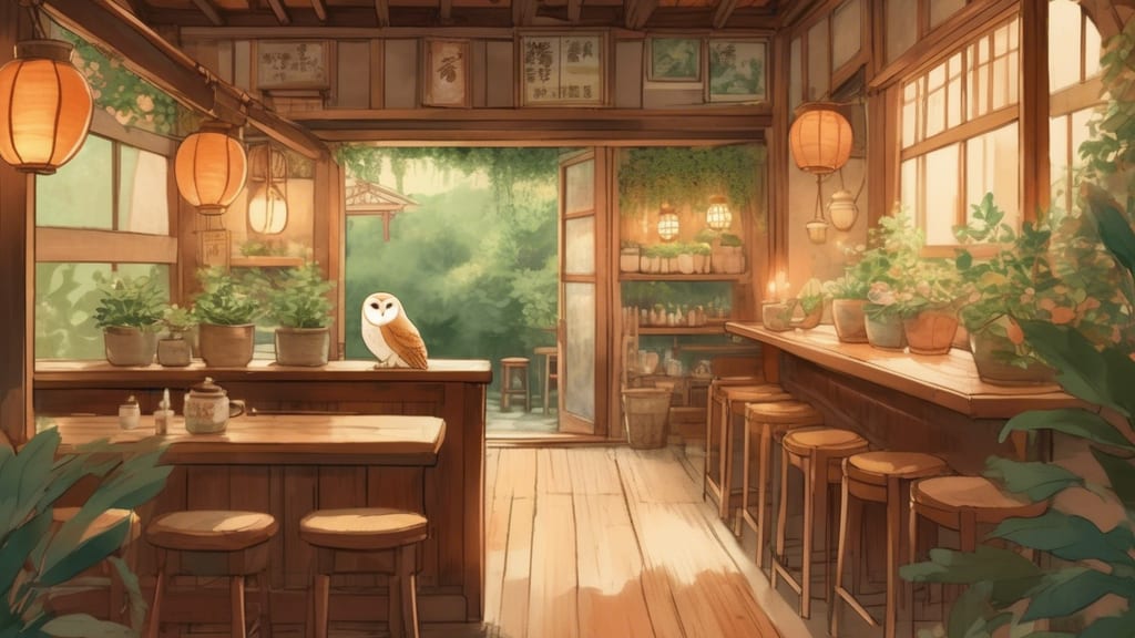 OWL - Owl Cafe Cafe in Ikoma, Japan