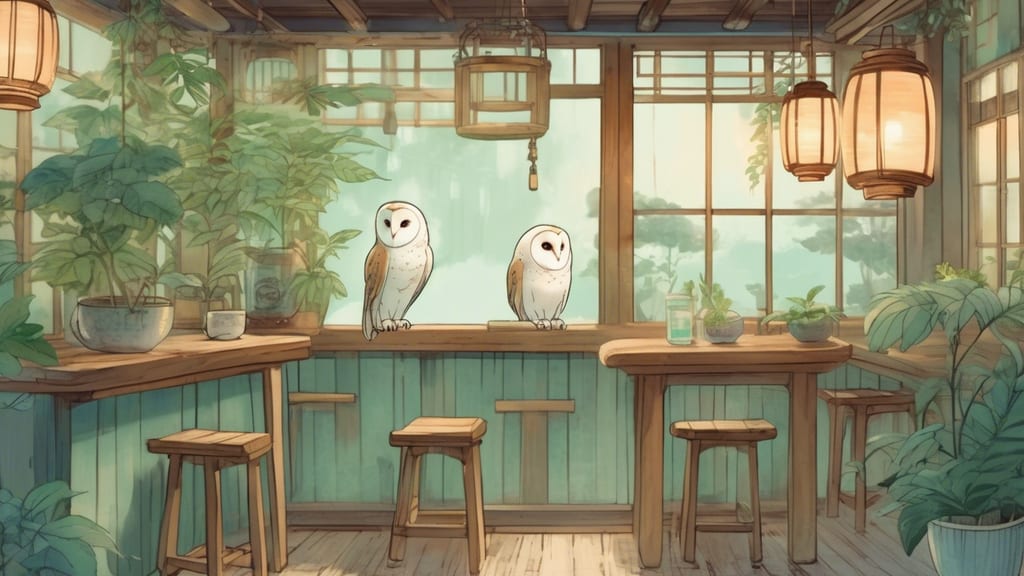 Book Cafe Owl - Owl Cafe Cafe in Fujisawa, Japan
