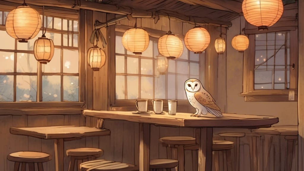 Owl Village Cafe Harajuku - Owl Cafe Cafe in Shibuya, Japan