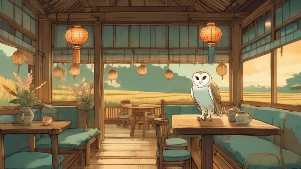 OWL - Owl Cafe Cafe in Higashisengokucho, Japan