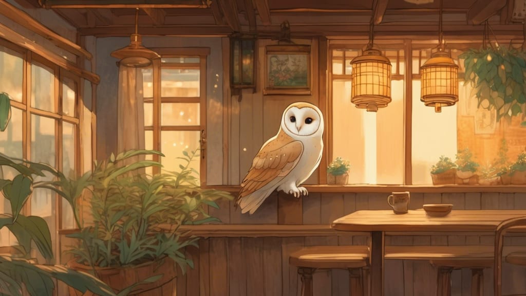 cafe OWL - Owl Cafe Cafe in Kawaguchi, Japan