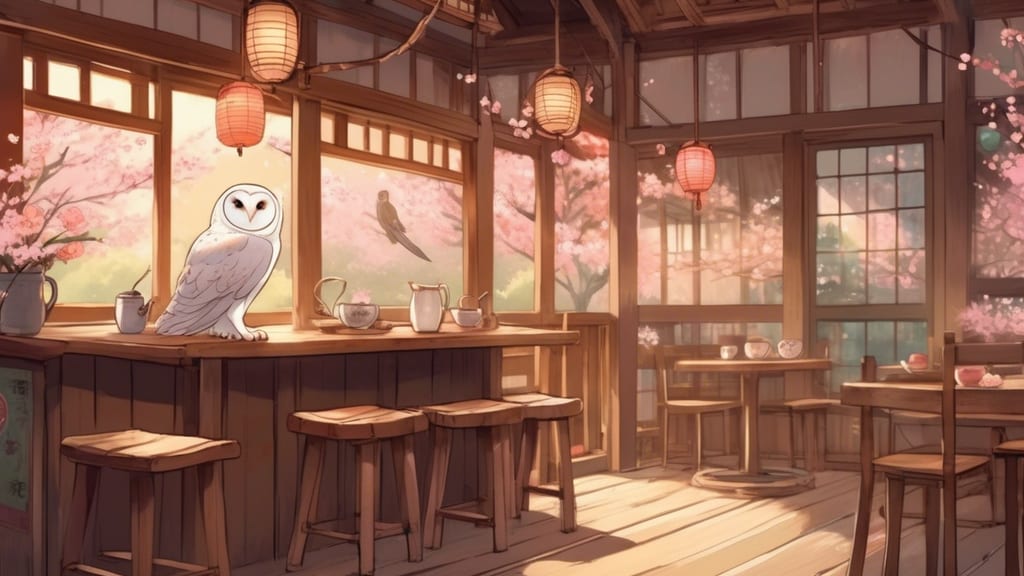 OWL Delivery - Owl Cafe Cafe in Iwakuni, Japan