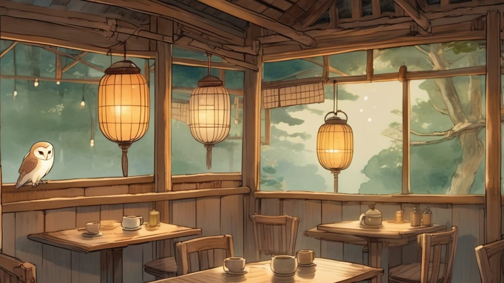 ふくろうカフェ アクアフォレスト - Owl Cafe Cafe in Takaoka, Japan