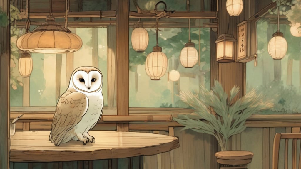 The Owl Nest - Owl Cafe Cafe in Kitaazumi District, Japan