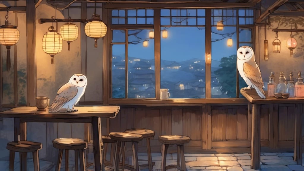 Watadoll - Owl Cafe Cafe in Nagoya, Japan