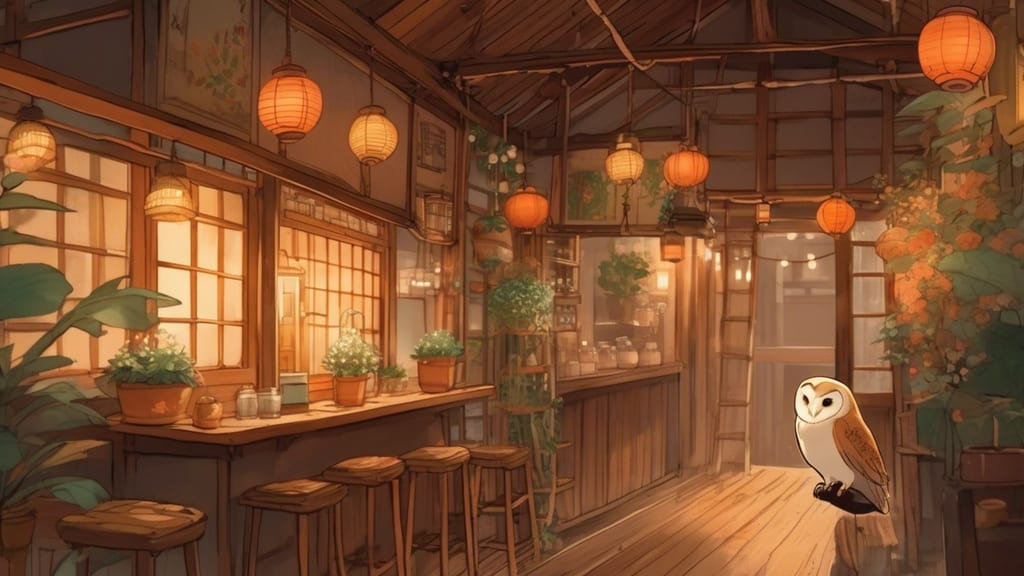 Owl Sabo - Owl Cafe Cafe in Kuwana, Japan