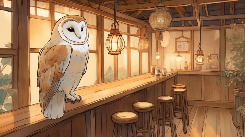 Animal Cafe & Bar The zoo (The Zoo) raptor cafe - Owl Cafe Cafe in Nagoya, Japan