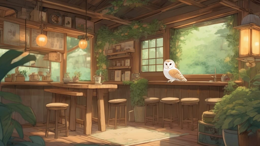 Owl - Owl Cafe Cafe in Nagoya, Japan