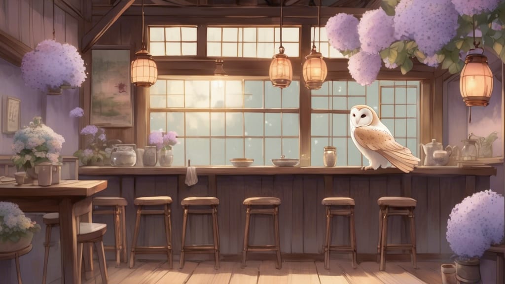 スナック OWL - Owl Cafe Cafe in Mihara, Japan