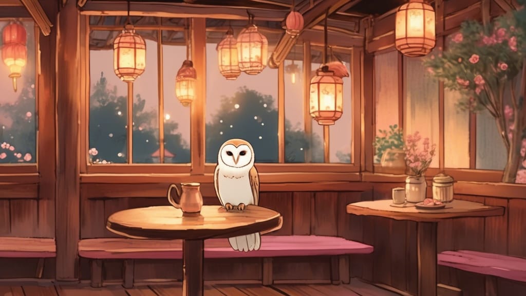 Izakaya Fukuro - Owl Cafe Cafe in Yasukata, Japan
