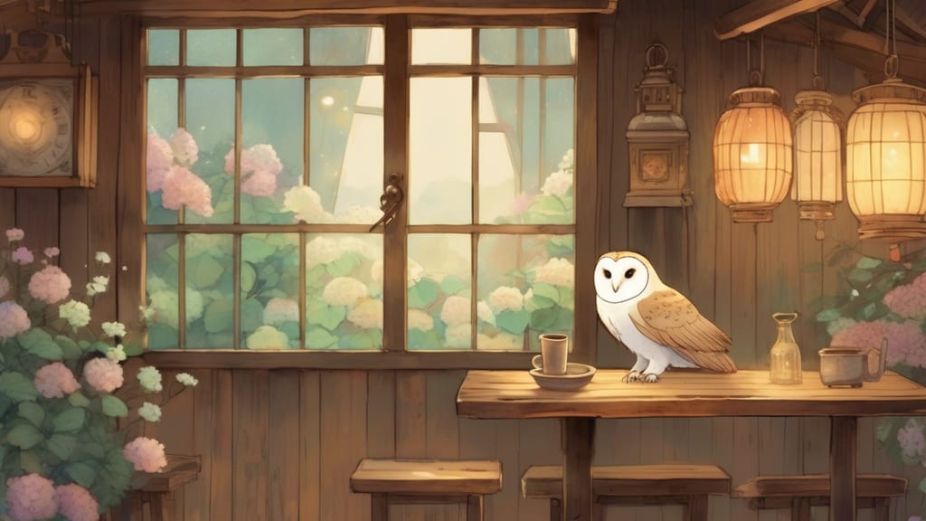 cafebar owl - Owl Cafe Cafe in Higashihiroshima, Japan