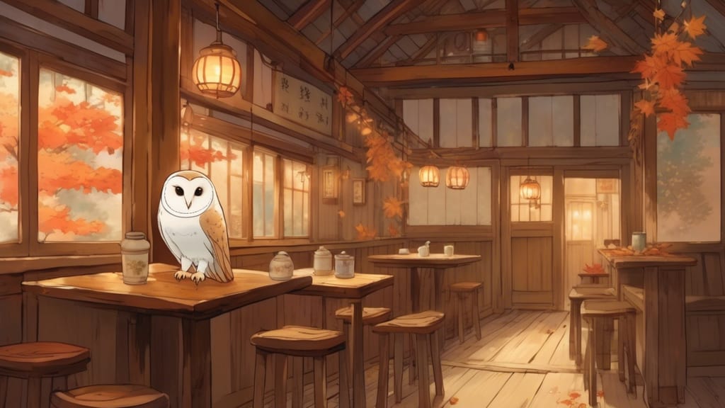 Owl治療室 - Owl Cafe Cafe in Goshogawara, Japan