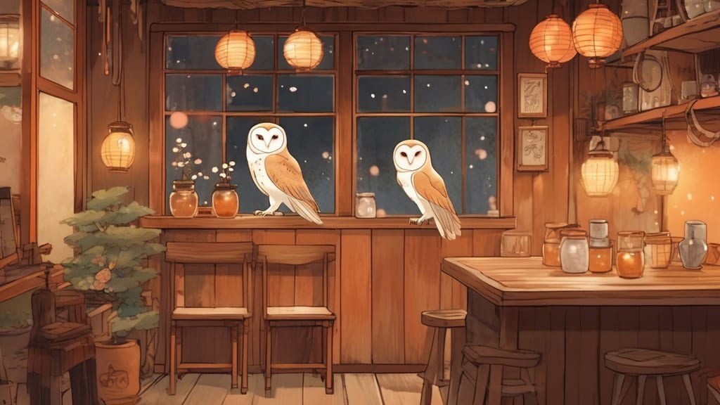 Fukurou - Owl Cafe Cafe in Anjo, Japan