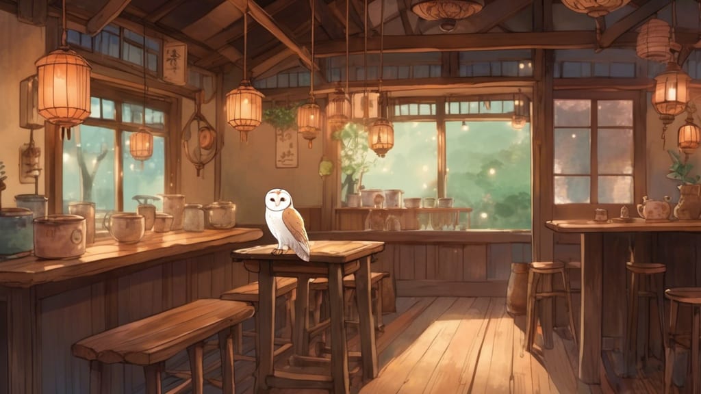 Fukuroya - Owl Cafe Cafe in Nagareyama, Japan
