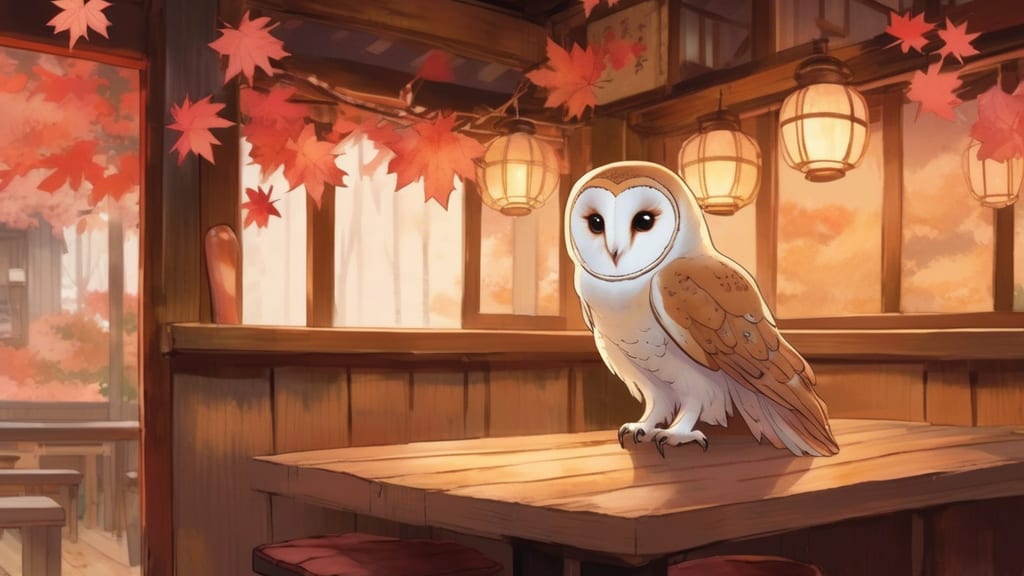 ふくろうの杜 - Owl Cafe Cafe in Sendai, Japan