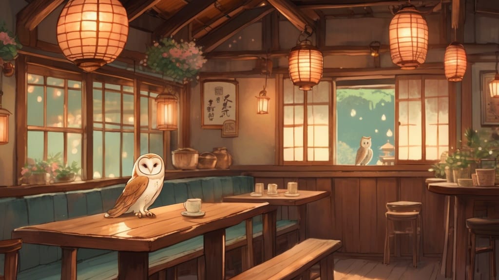 カフェOWL - Owl Cafe Cafe in Daisen, Japan